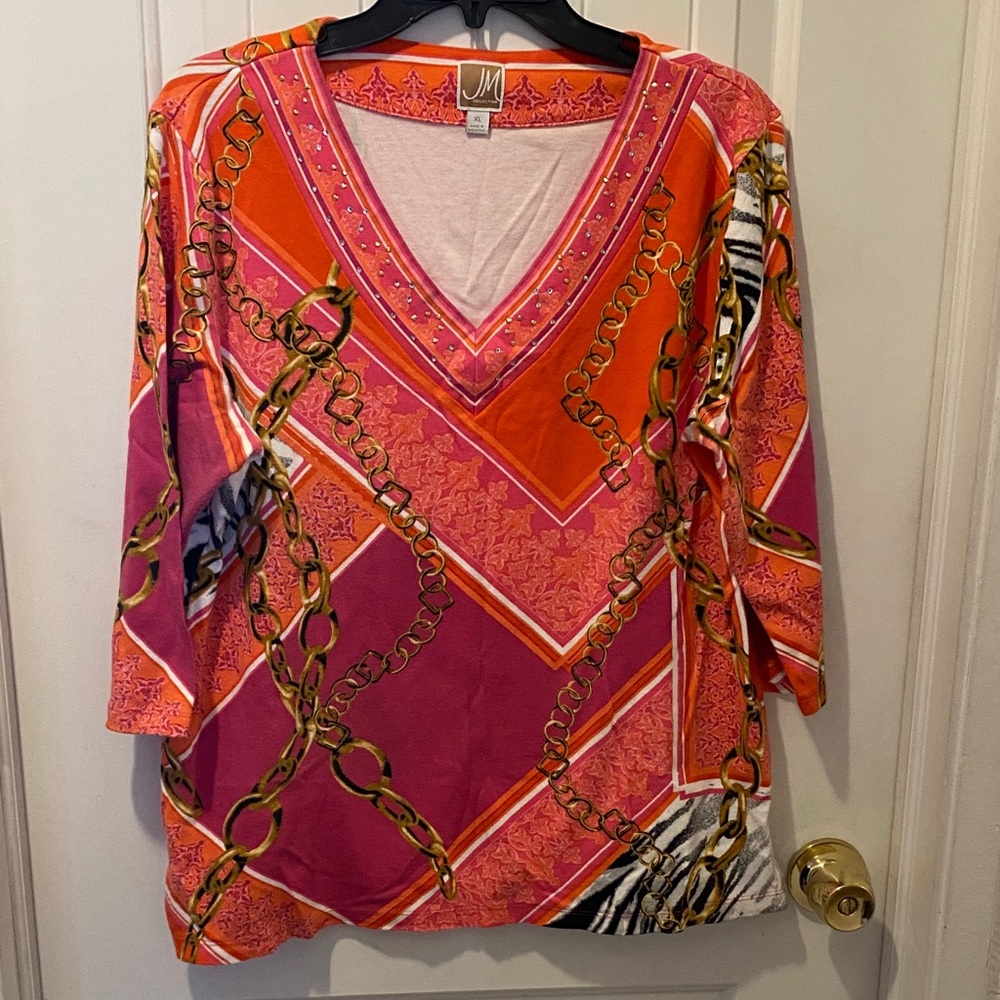 JM Collection Too with Rhinestone Detail